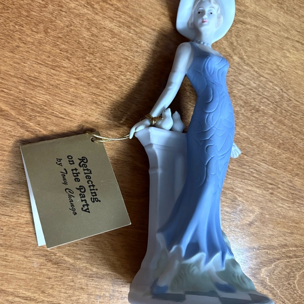 Vintage Porcelain Figurine. “Reflecting on the Party” - Picture 2 of 6